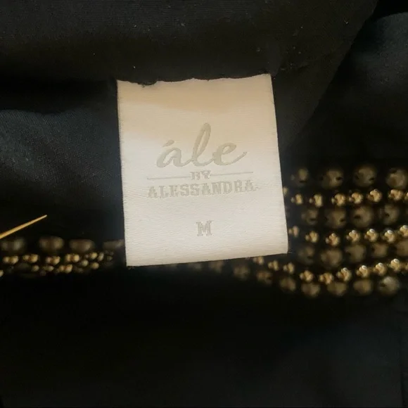 NWOT Revolve Ale by Alessandra Iria black beaded mini dress - Picture 4 of 6